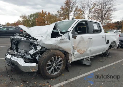 2025 Chevrolet Silverado 1500 4Wd Short Bed Lt With 2Fl from USA, damaged, VIN 1GCPKKEK8SZ299542